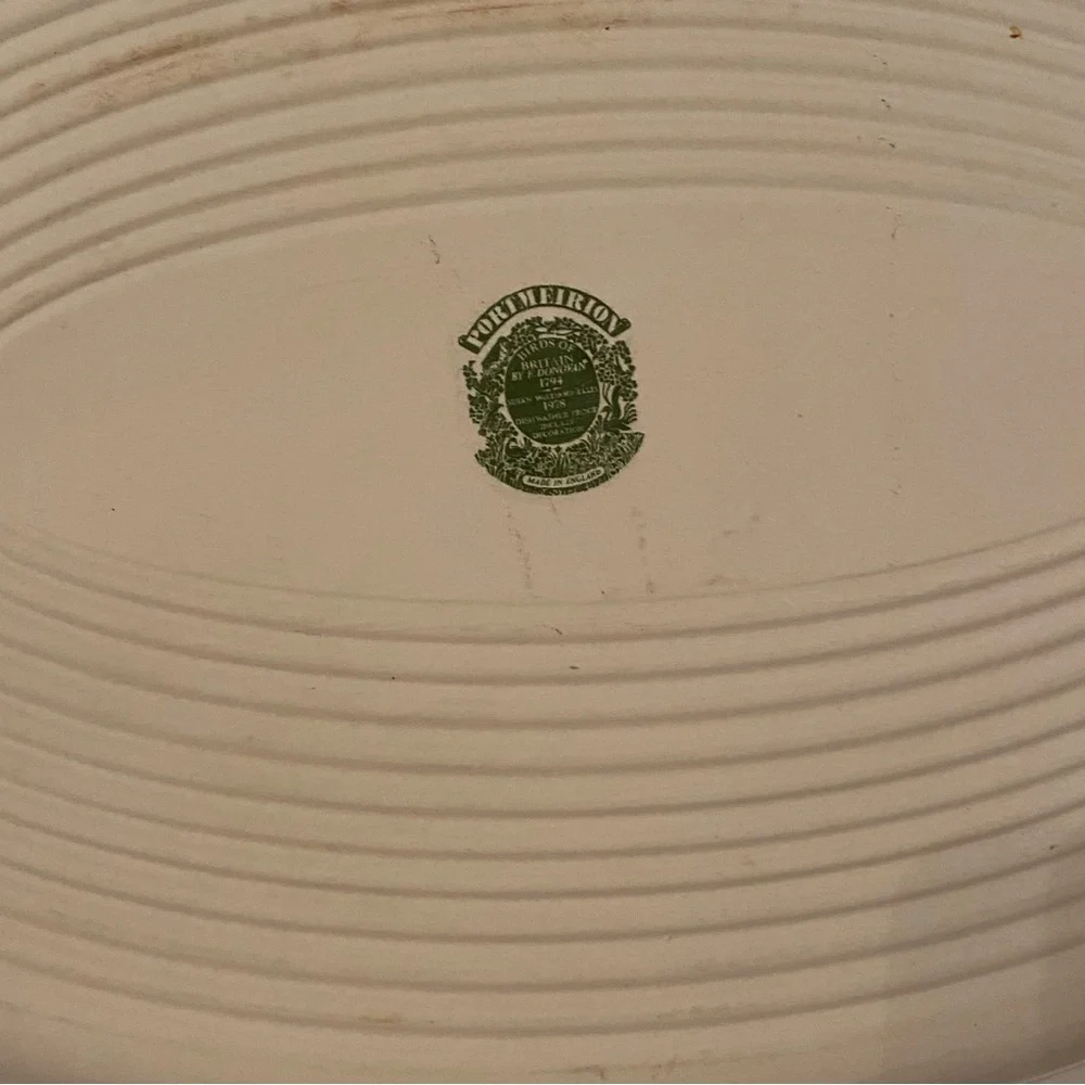 PORTMEIRION CASSEROLE SERVEWARE BAKE DINING COMMON PHEASANT WHITE BROWN GREEN